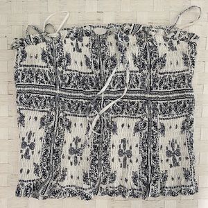 Bandana print crop top